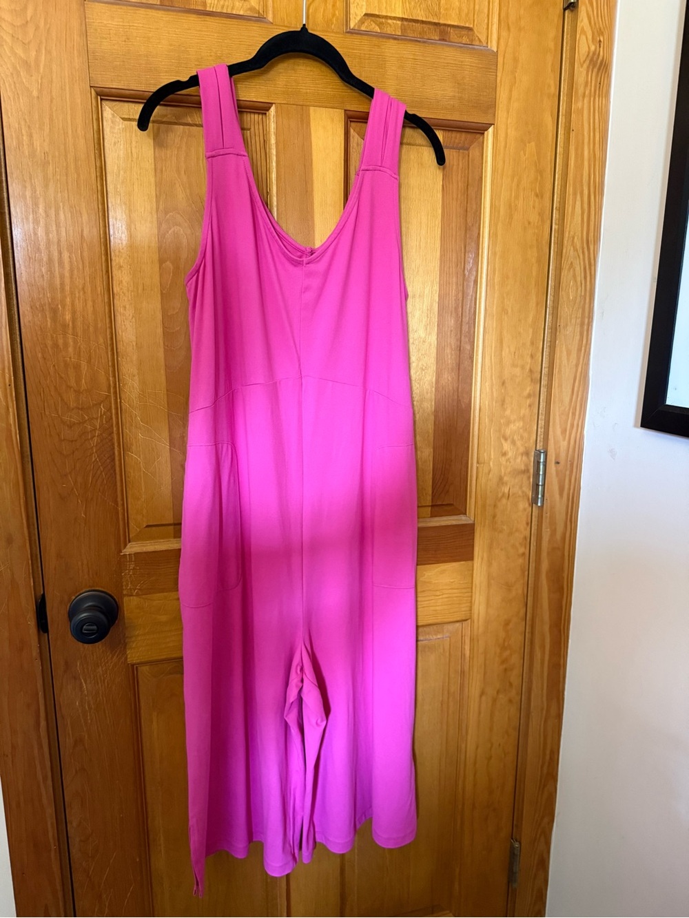 Cuddl Duds Bright Pink Sleeveless Jumpsuit